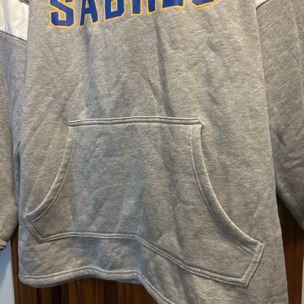 Champion Gray and Blue Buffalo Sabres Hoodie - Picture 4 of 5
